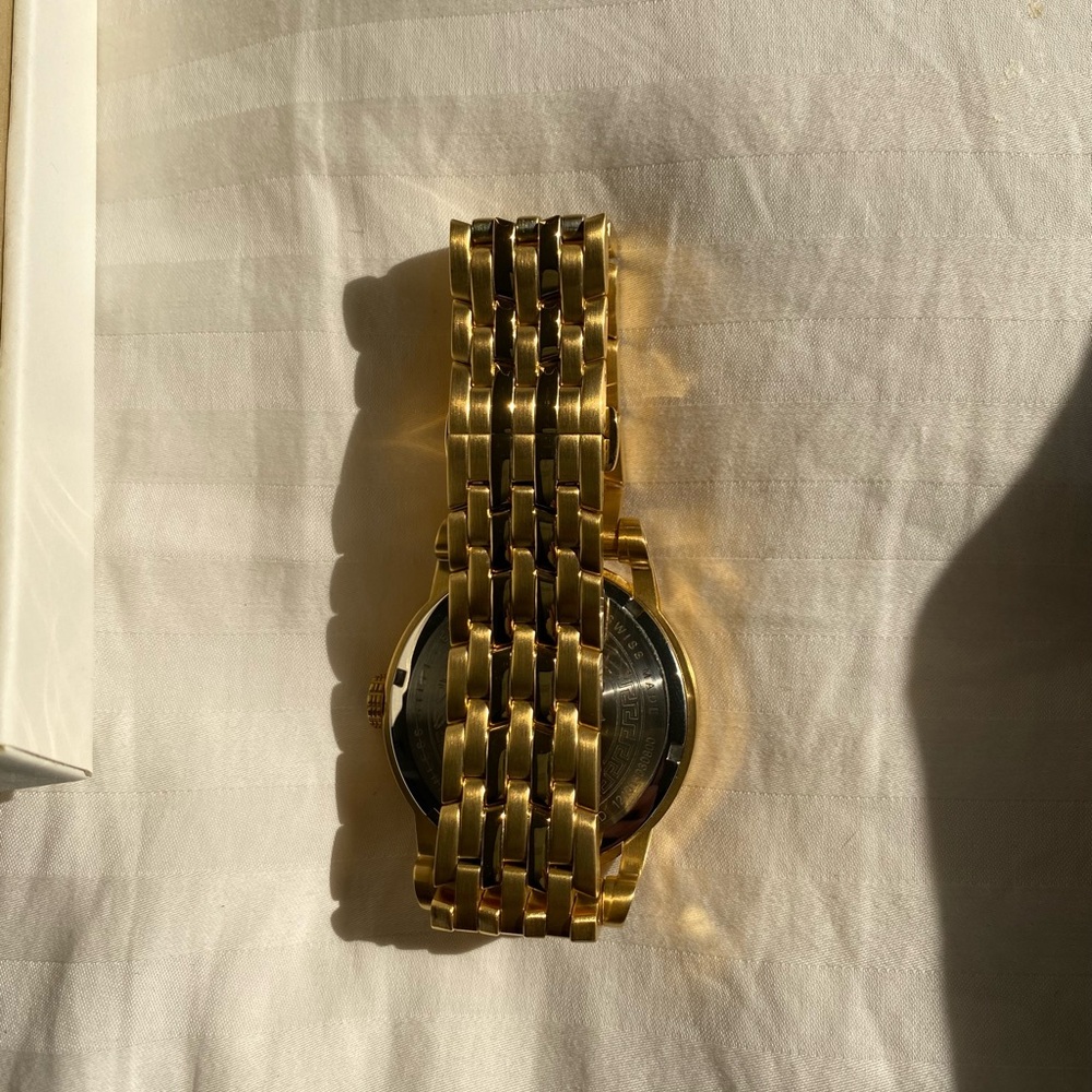 Versace Palazzo Empire black gold Stainless Steel Men's Watch NEW - Picture 7 of 12